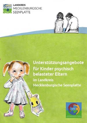 Titelseite der Broschüre_Unterstützugsangbeote für Kinder psychisch belasteter Eltern